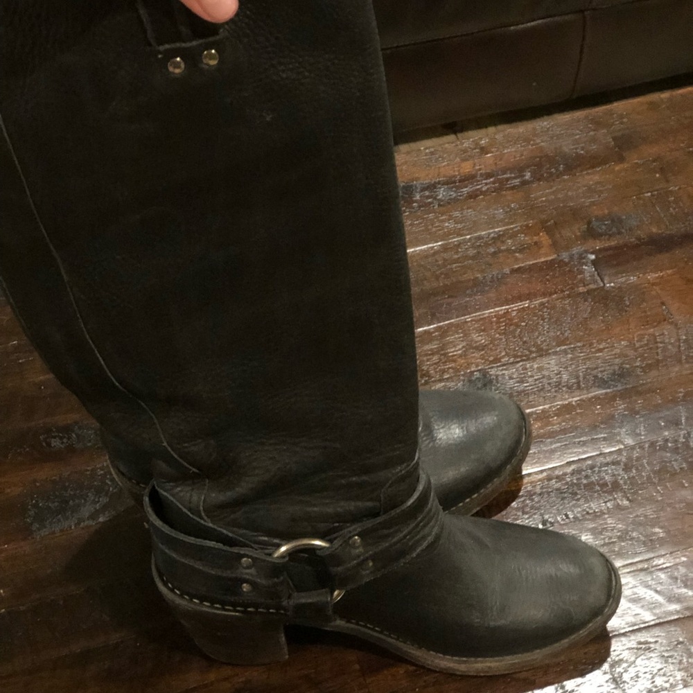 Black Frye boots